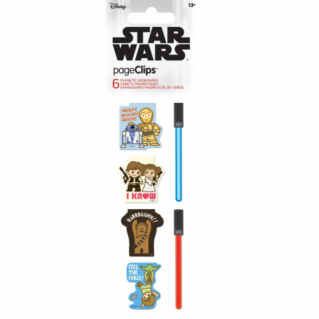 Star Wars Characters Magnetic Page Clip Bookmarks